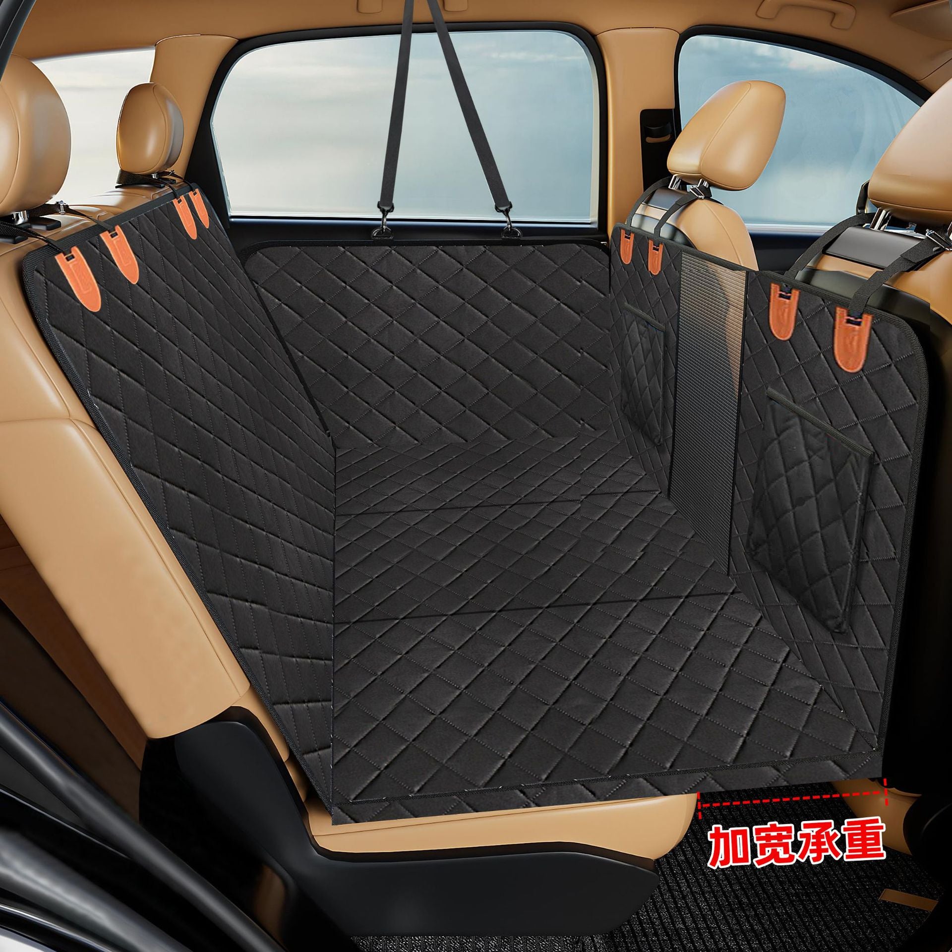 Load-bearing Lengthened Car Seat Cover Car Pet Mat Dog Hammock Dog Back Seat Extension